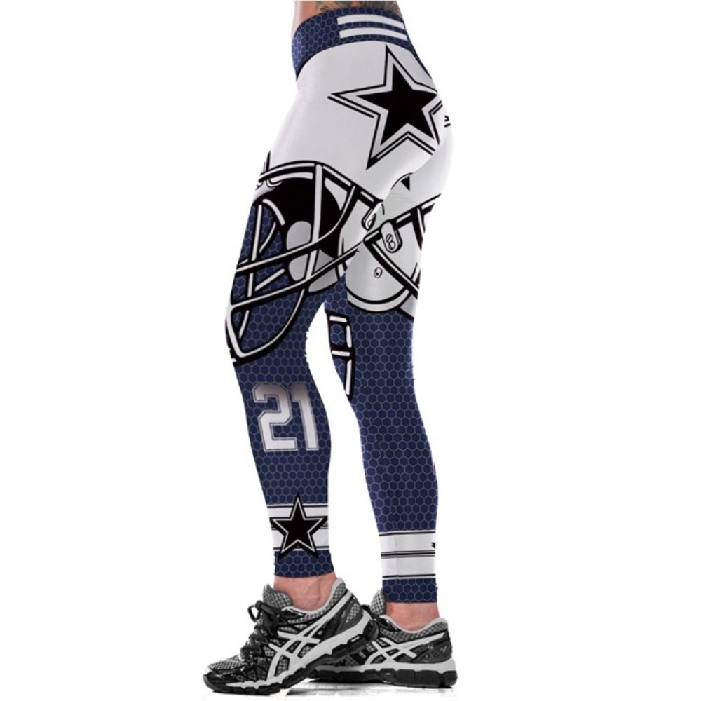 Dallas Cowboys 3D Gym Yoga Fitness Leggings #21